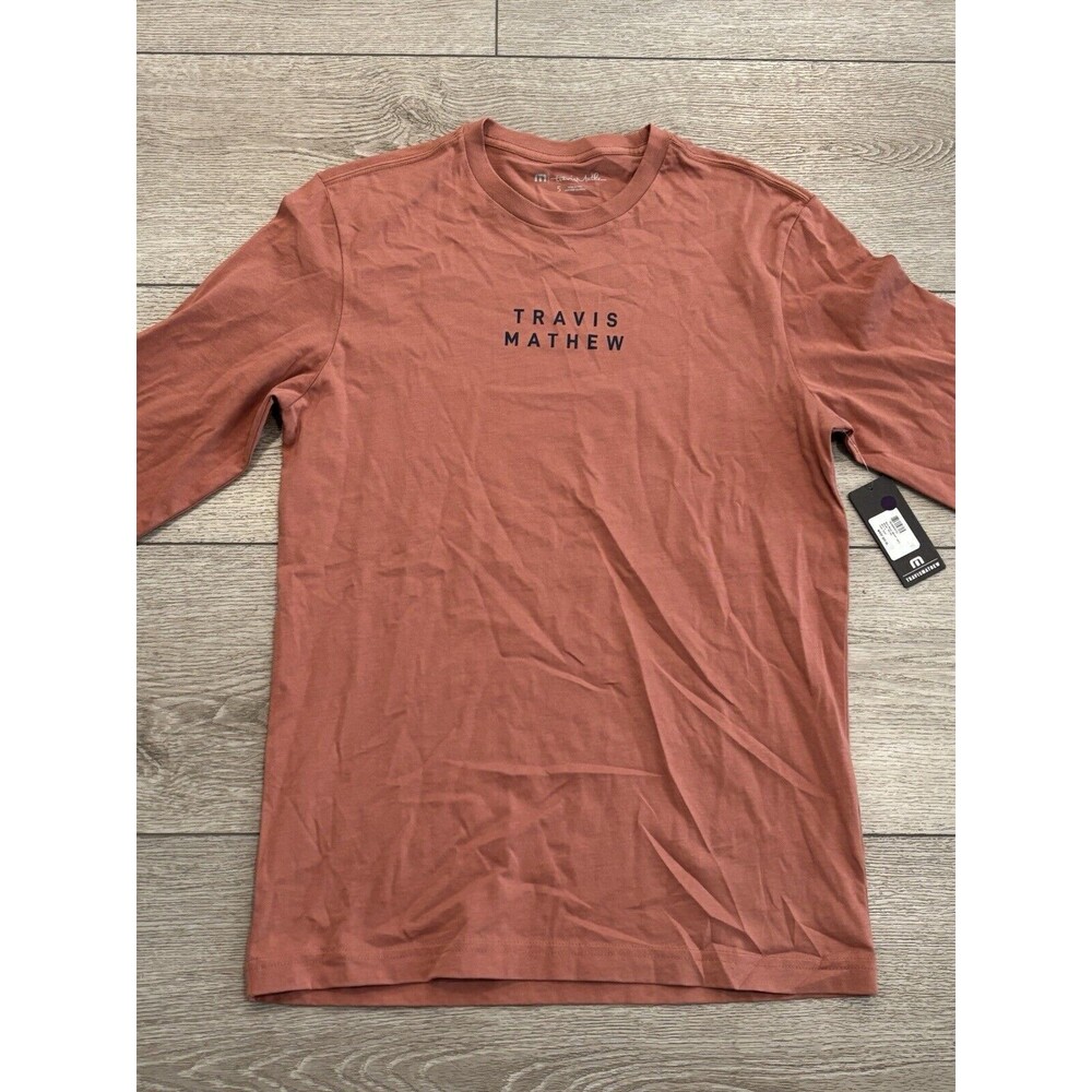 Travis‎ Mathew Smoky Taste Long Sleeve Graphic T-Shirt Mens Small S Golf Casual